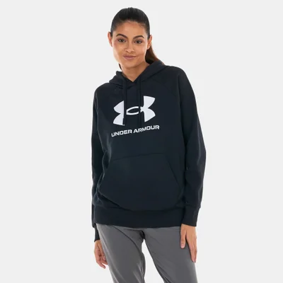 UNDER ARMOUR Women's UA Rival Fleece Big Logo Hoodie
